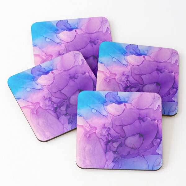 Item preview, Purple and Blue Abstract Ink Art  designed and sold by Kathleen Douglas.