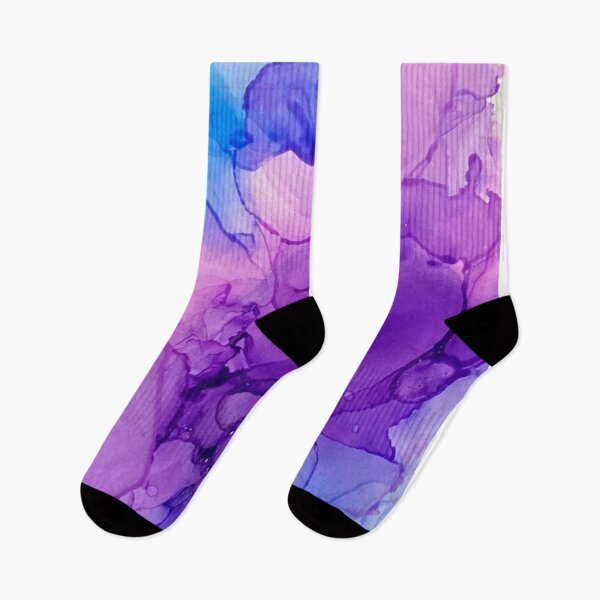 Item preview, Purple and Blue Abstract Ink Art  designed and sold by Kathleen Douglas.