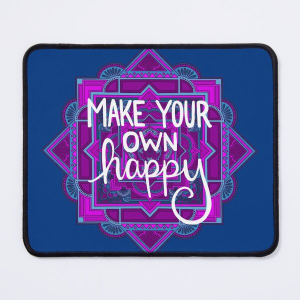 Item preview, Motivational Mandala - Make Your Own Happy designed and sold by jmm0015.