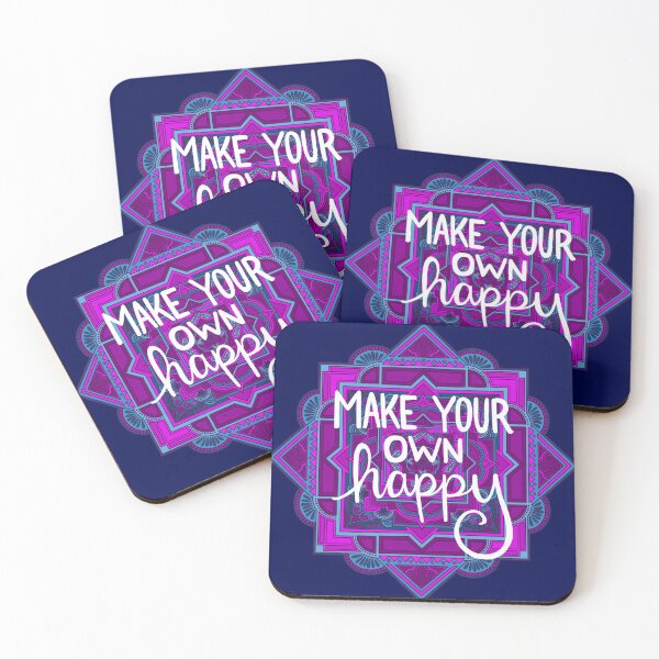 Item preview, Motivational Mandala - Make Your Own Happy designed and sold by jmm0015.