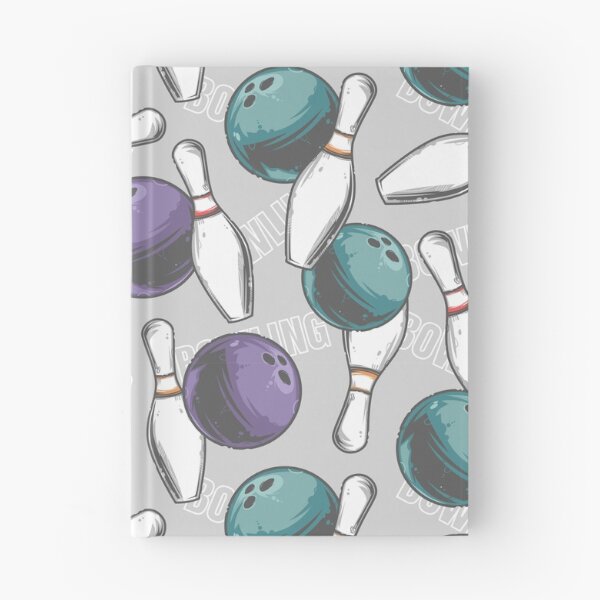 Artikelvorschau, Nahtlose Textur mit Bowling-Pins und Bällen entworfen und verkauft von Landesign.
