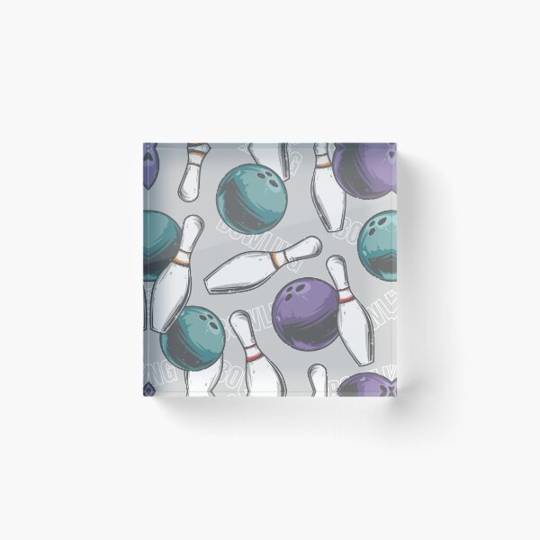 Item preview, Seamless Texture With Bowling Pins And Balls designed and sold by Landesign.