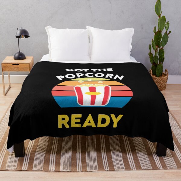 Item preview, Got The Popcorn Ready Funny Retro Vintage designed and sold by zedesigner-.