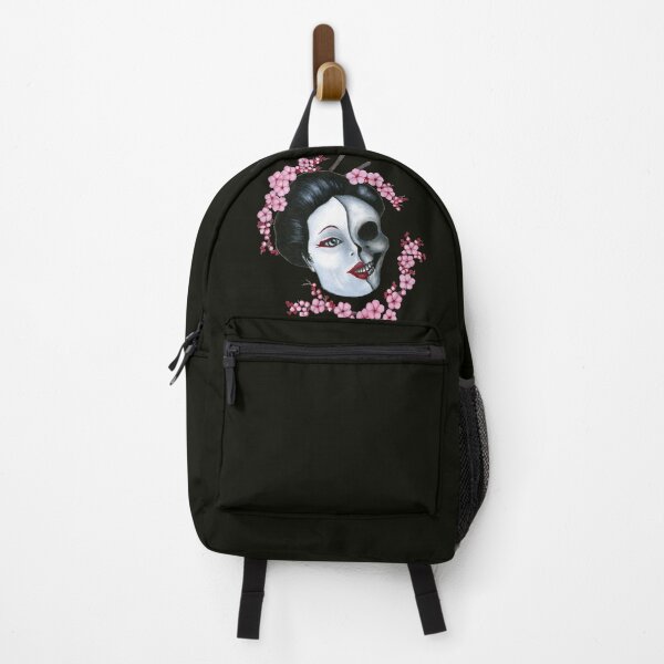 Item preview, Geisha Skull with Cherry Blossoms designed and sold by Ferociousdesign.