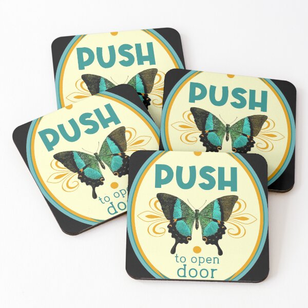 Item preview, PUSH to open door  designed and sold by sandpiperstudio.