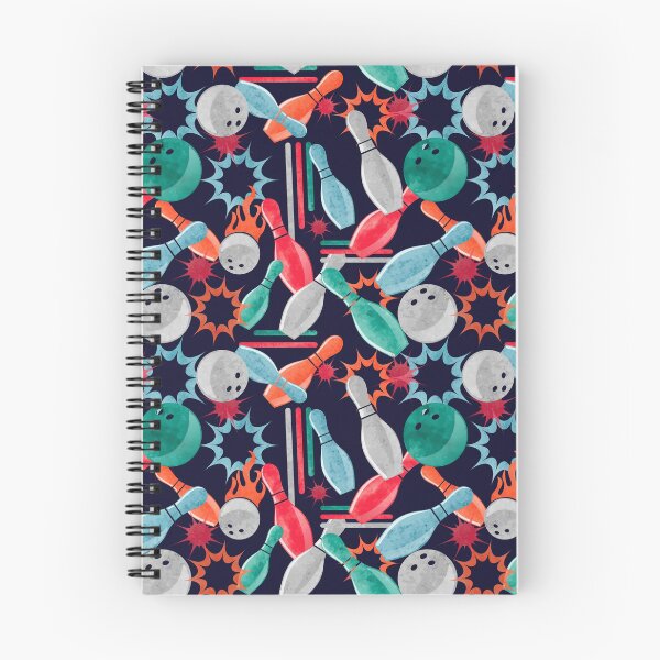 Item preview, Vintage Watercolor bowling seamless pattern designed and sold by Landesign.