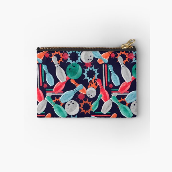 Item preview, Vintage Watercolor bowling seamless pattern designed and sold by Landesign.