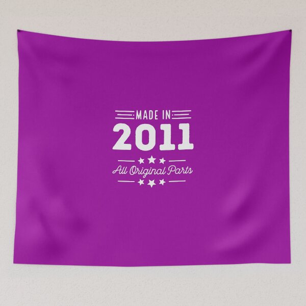 Item preview, Made In 2011 All Original Parts 5th Birthday Gift T-Shirt designed and sold by AlwaysAwesome.