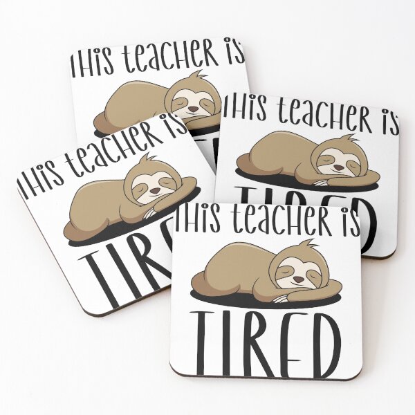 Item preview, This Teacher Is Tired designed and sold by leslieuresti.