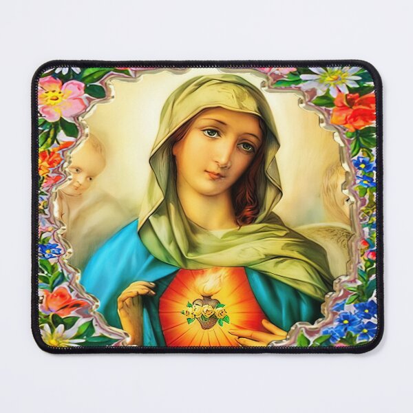 Item preview, Immaculate Heart of Virgin Mary Catholic Saint A-101521 designed and sold by hispanicworld.