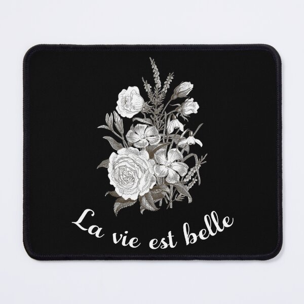 Item preview, Vintage Floral Botanical La Vie Est Belle Art Cottagecore Aesthetic designed and sold by geminivibe.
