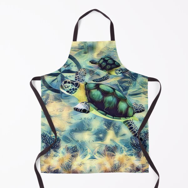Item preview, Serene Seas - Graceful Sea Turtles designed and sold by briarmoon.