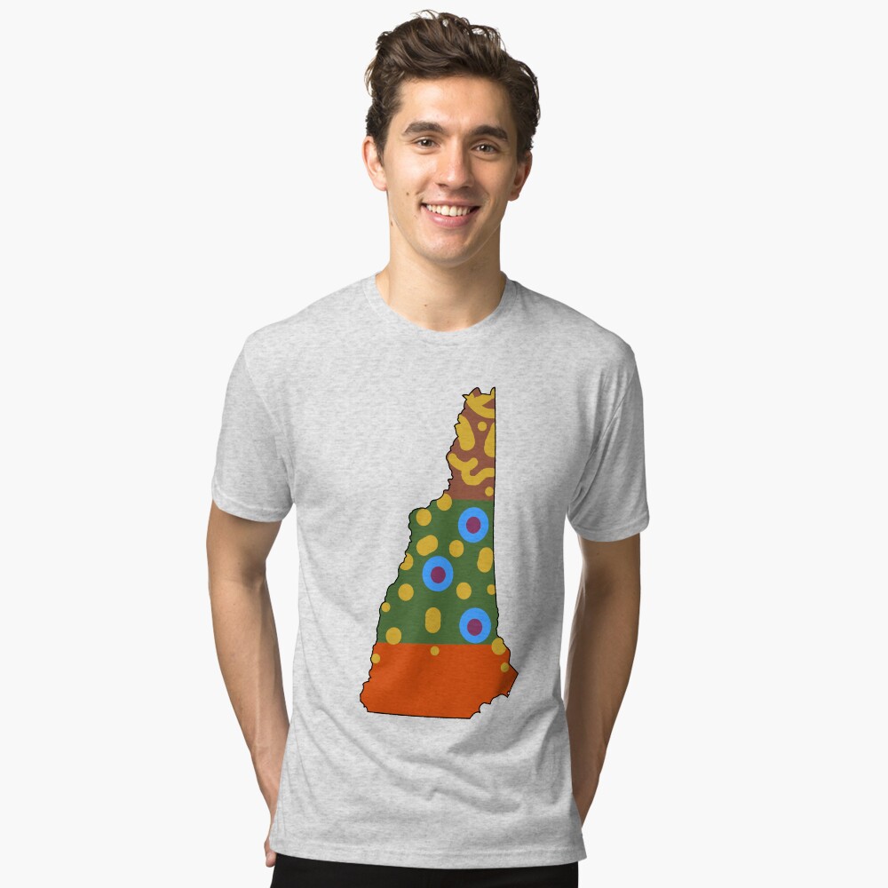 Vista previa del artículo con la obra «Camiseta de tejido mixto», diseñado y vendido por somekindofguru.