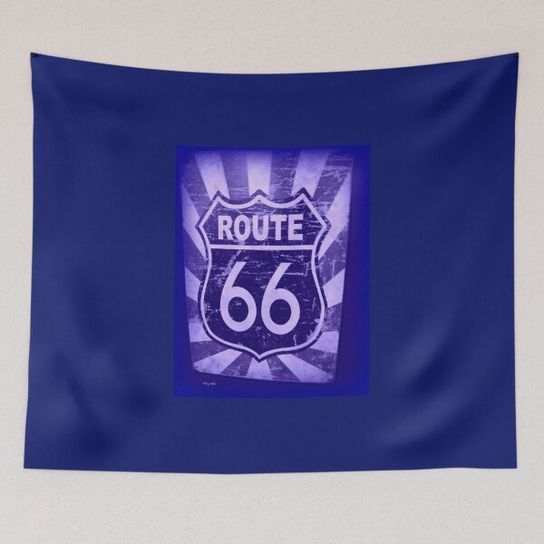 Item preview, Route 66 in Blue designed and sold by LeRoyM.