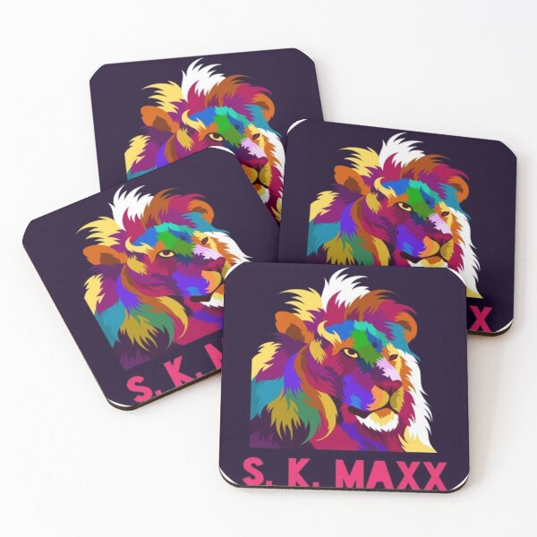Item preview, Artistic colorful branded lion designed and sold by SKMAXX.
