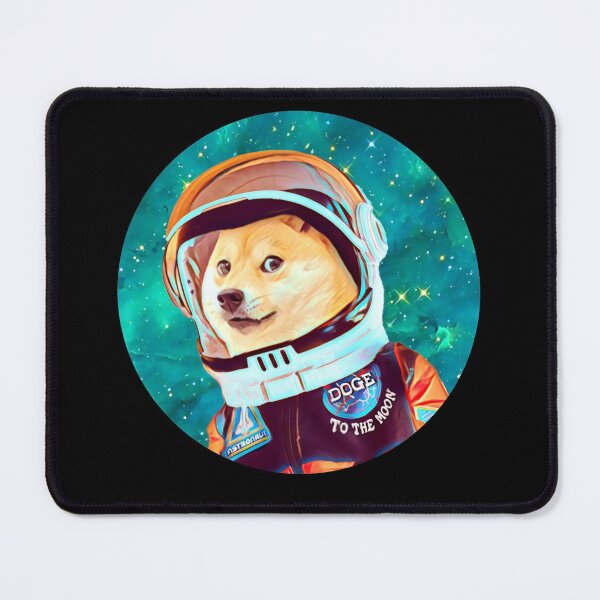 Item preview, To the Moon Doge Astronaut: Crypto Dogecoin Shiba Inu Meme designed and sold by Mochi-Merch.
