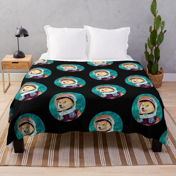 Item preview, To the Moon Doge Astronaut: Crypto Dogecoin Shiba Inu Meme designed and sold by Mochi-Merch.