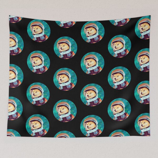 Item preview, To the Moon Doge Astronaut: Crypto Dogecoin Shiba Inu Meme designed and sold by Mochi-Merch.