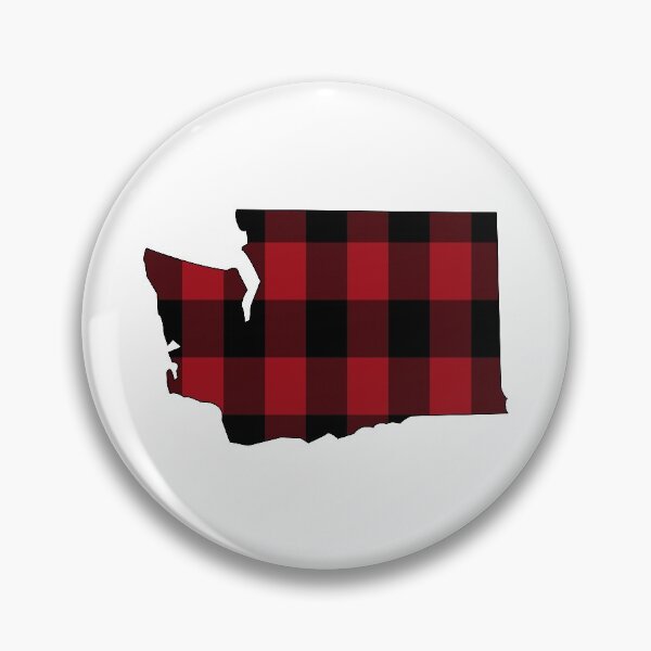 Item preview, Washington in Red Plaid designed and sold by Sun Dog Montana.