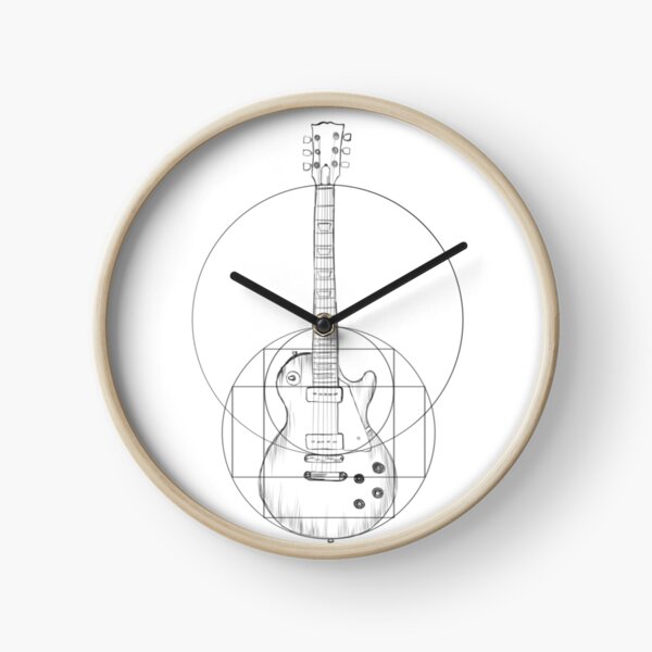 Vitruvian Guitar v2 Clock