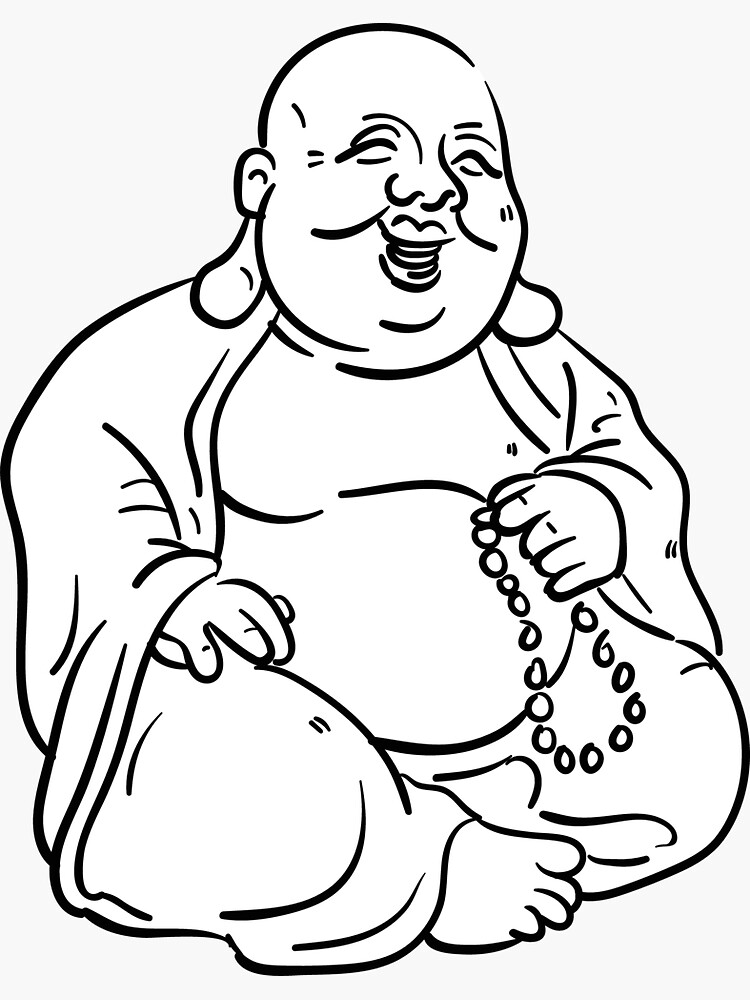 Laughing buddha Stock Vector Images - Alamy