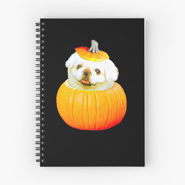 Item preview, White Pekingese Halloween Pumpkin for Pekingese Lovers   designed and sold by Mochi-Merch.