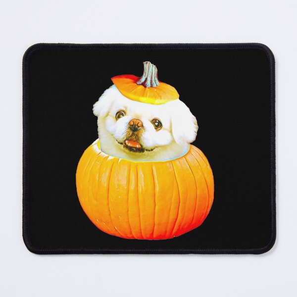 Item preview, White Pekingese Halloween Pumpkin for Pekingese Lovers designed and sold by Mochi-Merch.