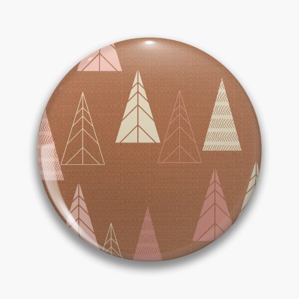 Item preview, Terracotta Geometric Tree Holiday designed and sold by MaiZephyr.