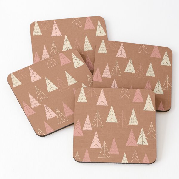 Item preview, Terracotta Geometric Tree Holiday designed and sold by MaiZephyr.