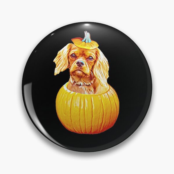 Item preview, Halloween King Charles Spaniel Pumpkin for Cavalier Lovers  designed and sold by Mochi-Merch.