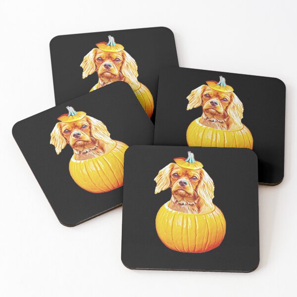 Item preview, Halloween King Charles Spaniel Pumpkin for Cavalier Lovers  designed and sold by Mochi-Merch.