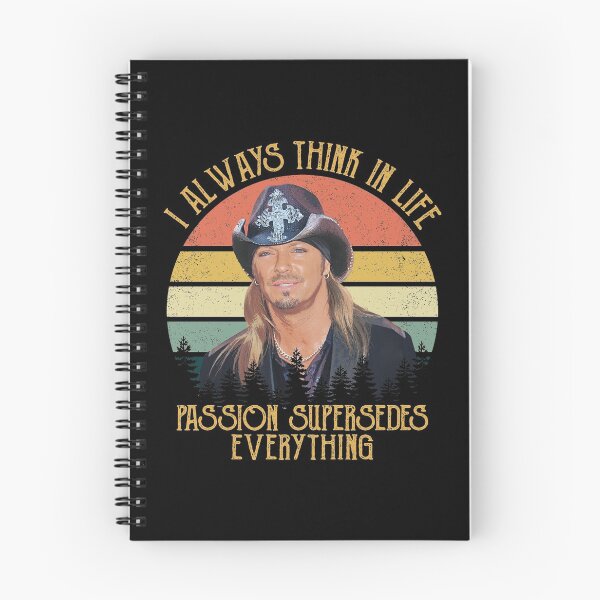 Item preview, Bret Retro Michaels Quote - I always think in life passion supersedes everything designed and sold by PettyVerena.