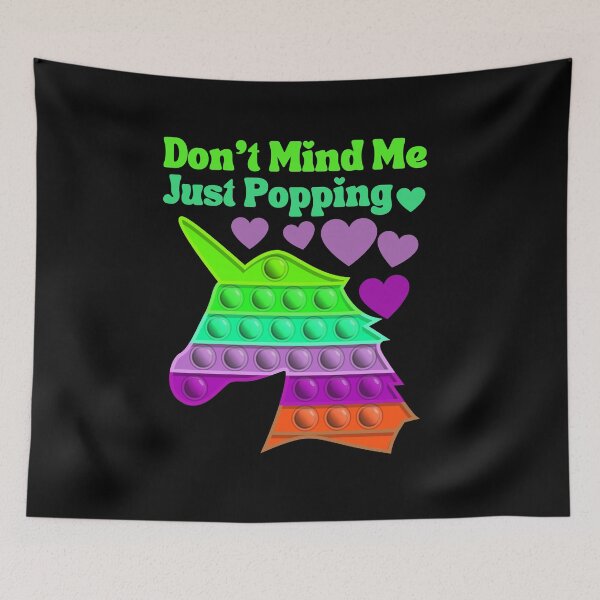 Item preview, Don't Mind Me Just Popping Unicorn Squishy Green Toy designed and sold by Ashberry2.
