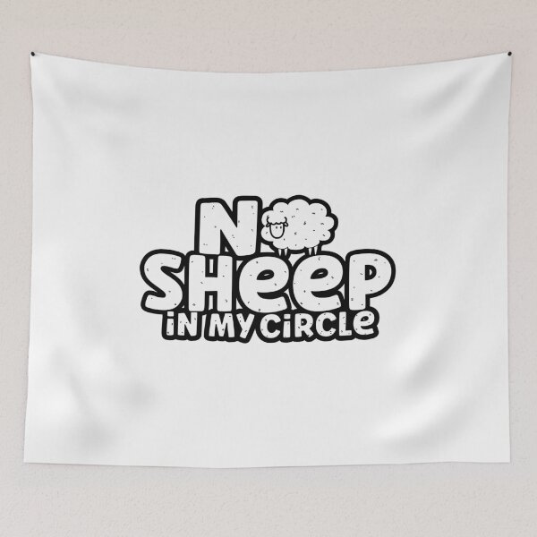 Item preview, No Sheep In My Circle designed and sold by ezps.