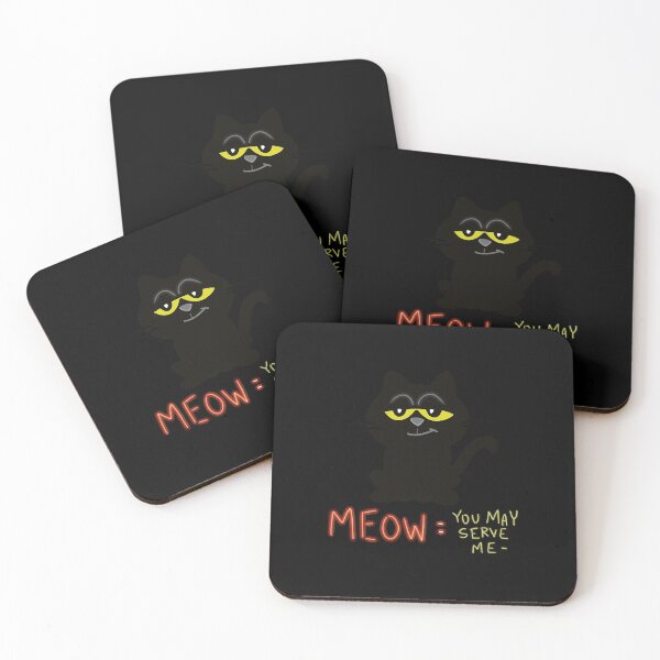 Item preview, Meow = you may serve me...peasant...  designed and sold by duongthienma.