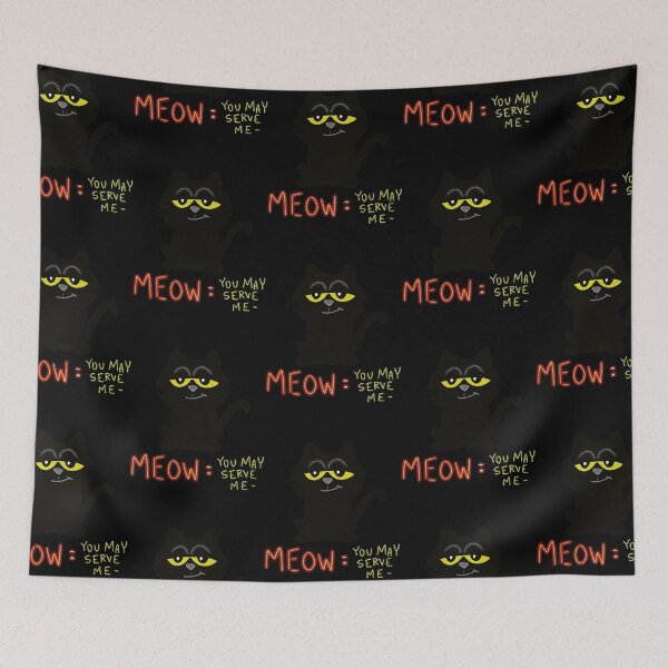 Item preview, Meow = you may serve me...peasant...  designed and sold by duongthienma.