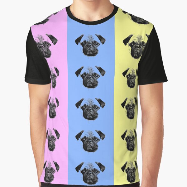 MOPS WELPEN TRIO Grafik T-Shirt