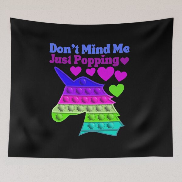 Item preview, Don't Mind Me Just Popping Unicorn Squishy Blue Toy designed and sold by Ashberry2.