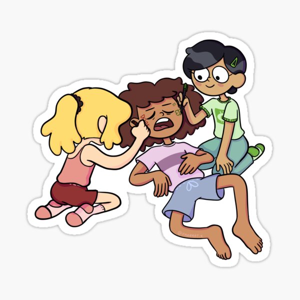 Aperçu de l'œuvre Soirée pyjama du trio Calamity créée et vendue par kat-farr.
