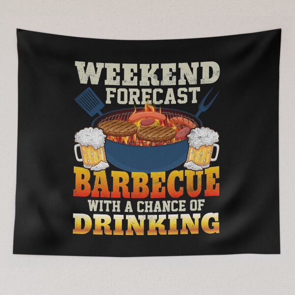 Item preview, WEEKEND FORECAST BARBECUE BBQ designed and sold by angelusdark.