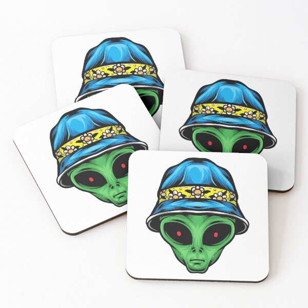 Item preview, Alien with bucket hat halloween designed and sold by kenishahembree.
