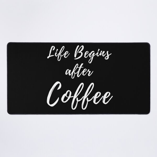 Item preview, Life Begins After Coffee. Coffee Lover Design. designed and sold by That Cheeky Tee.