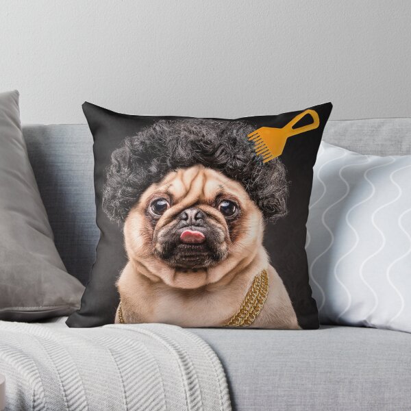 The Pug Life - Ice Puge Throw Pillow