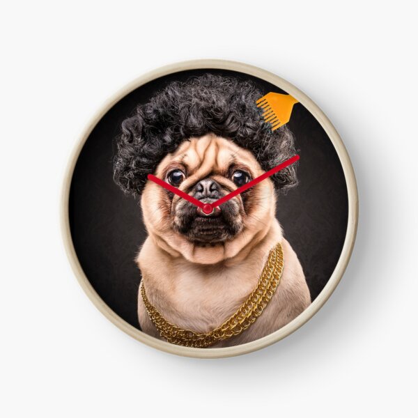 The Pug Life - Ice Puge Clock