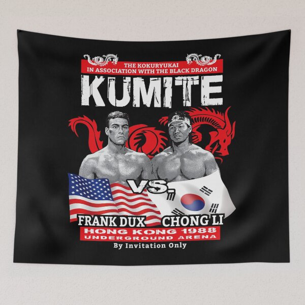 Item preview, Frank Dux vs Chong Li designed and sold by Alema Art.
