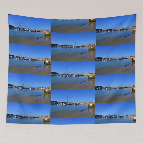 Item preview, Pretty Morning Blues at Lyme Dorset UK designed and sold by lynn carter.