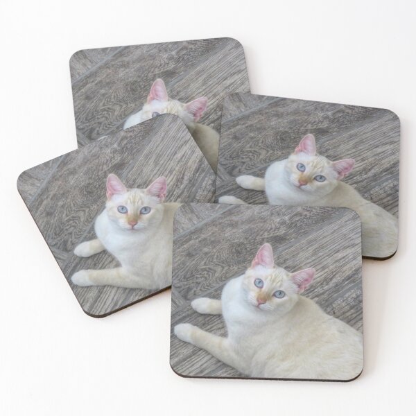 Item preview, Red Point Siamese Cat on Grey Floor designed and sold by Elisabeth Lucas.