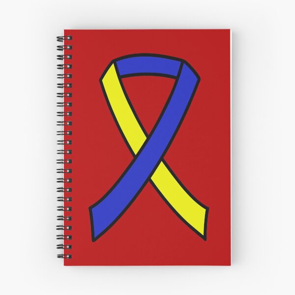 Item preview, Down Syndrome Awareness Ribbon Red Background designed and sold by KTCreativeSide.