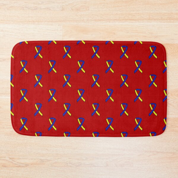Item preview, Down Syndrome Awareness Ribbon Red Background designed and sold by KTCreativeSide.