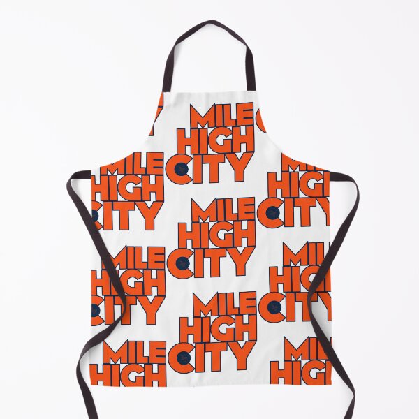 Item preview, Mile High City Typography - Orange And Blue designed and sold by that5280lady.